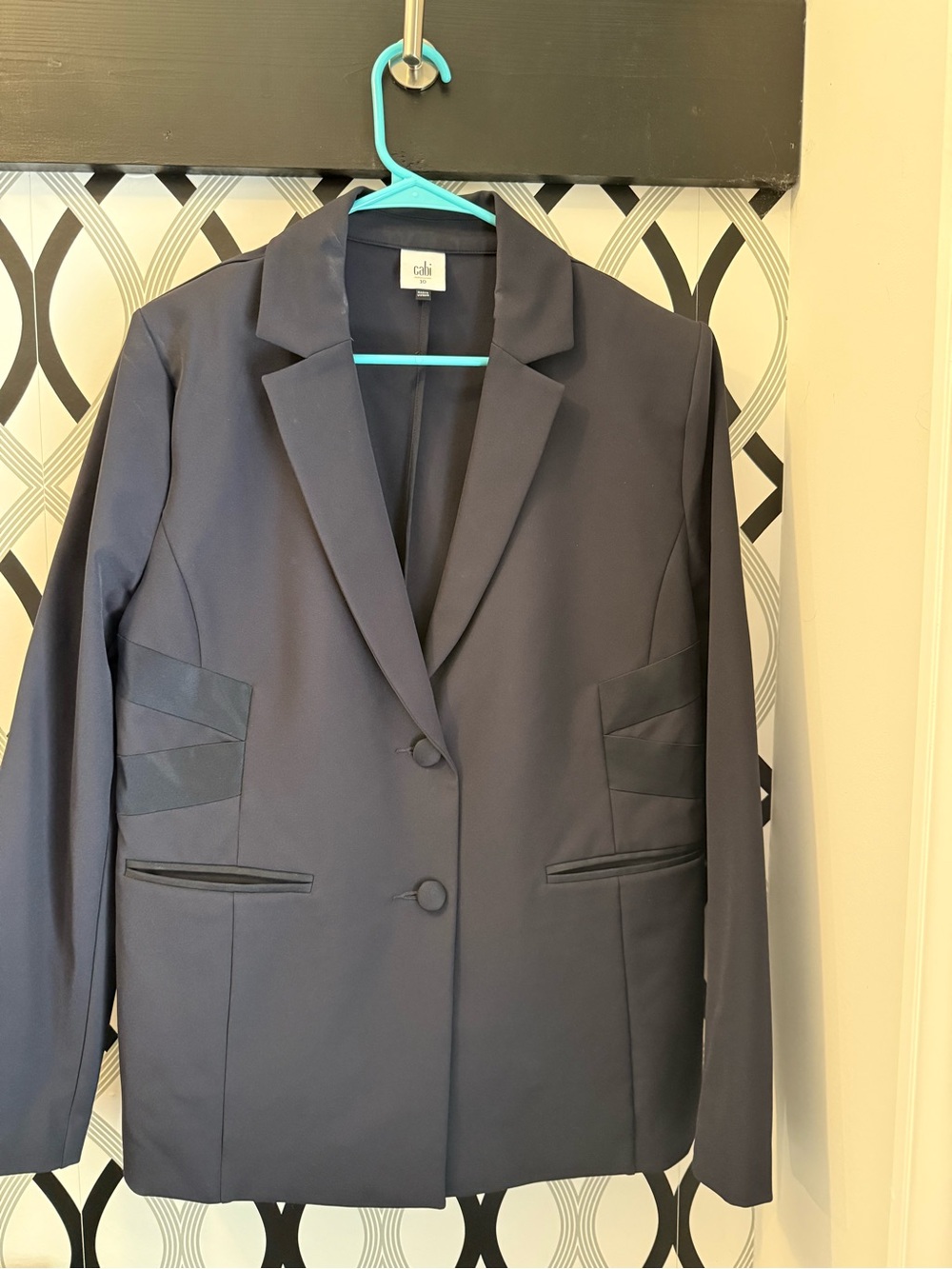 CAbi Keynote navy blazer and trouser set